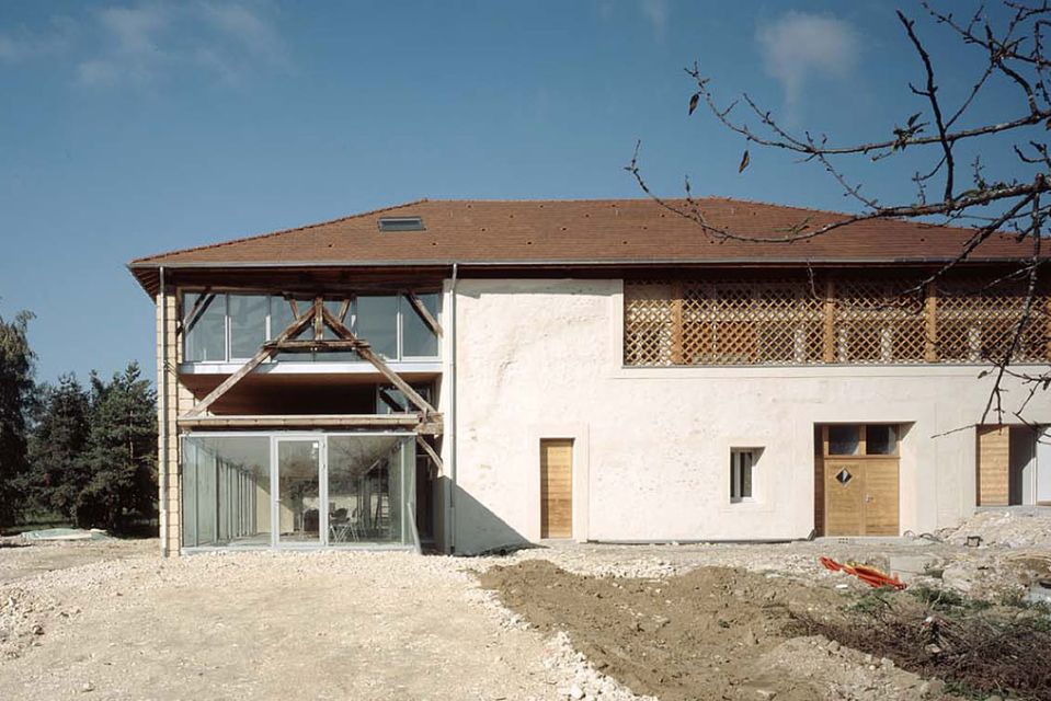 Le Grand Séchoir en travaux - Photo Ch. Huret